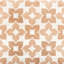 Carreau de porcelaine satiné à motif Phlox 8 "x 8"-95711332