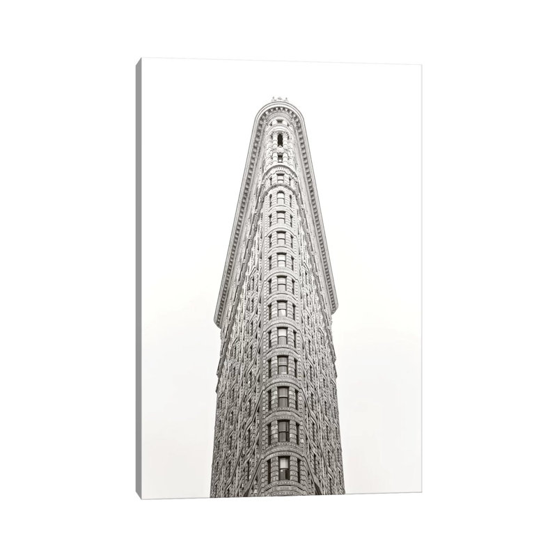 The Flatiron by Ann Hudec - Wrapped Canvas Print, 20.32 cm H x 30.48 cm W