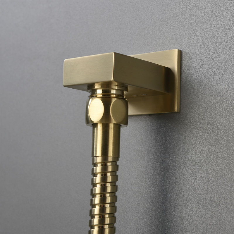 All-In-One Kit with Rough in-Valve, Brushed Gold