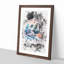 Planet Earth - Picture Frame Painting Print-56859260-56859259
