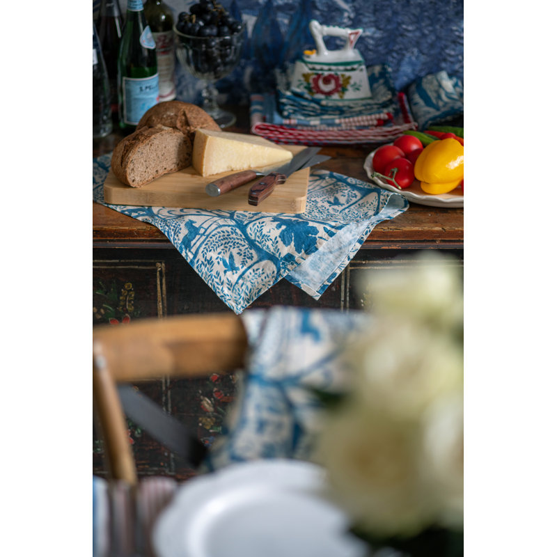 THE ENCHANTED WOODLAND DUSK BLUE TOWEL SET