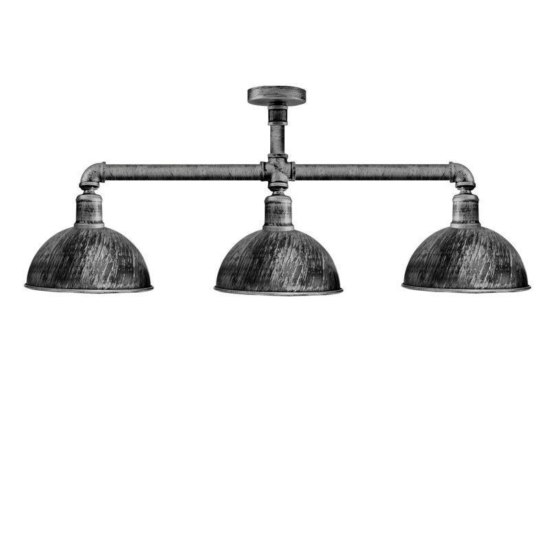 Cassano 3 - Light Pendant, Brushed Silver