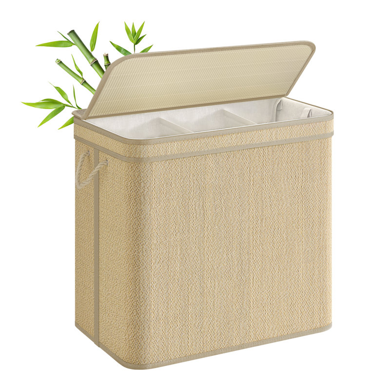 Laundry Hamper with Handles, 61cm H x 67cm W x 44cm D