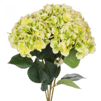 Large 5 Stem Hydrangea Bouquet Artificial Flowers