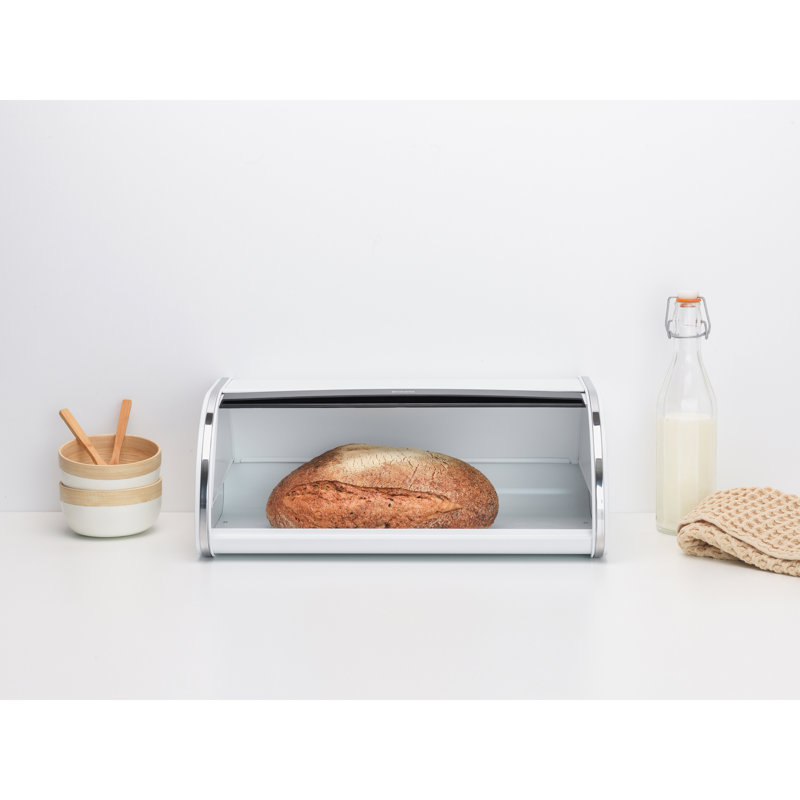 Boîte à pain à couvercle roulant Brabantia, Blanc