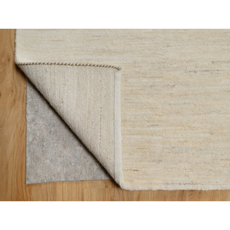 Tapis oriental rectangulaire en laine noué à la main 12 pi 0 po x 15 pi 2 po - MOA10291349