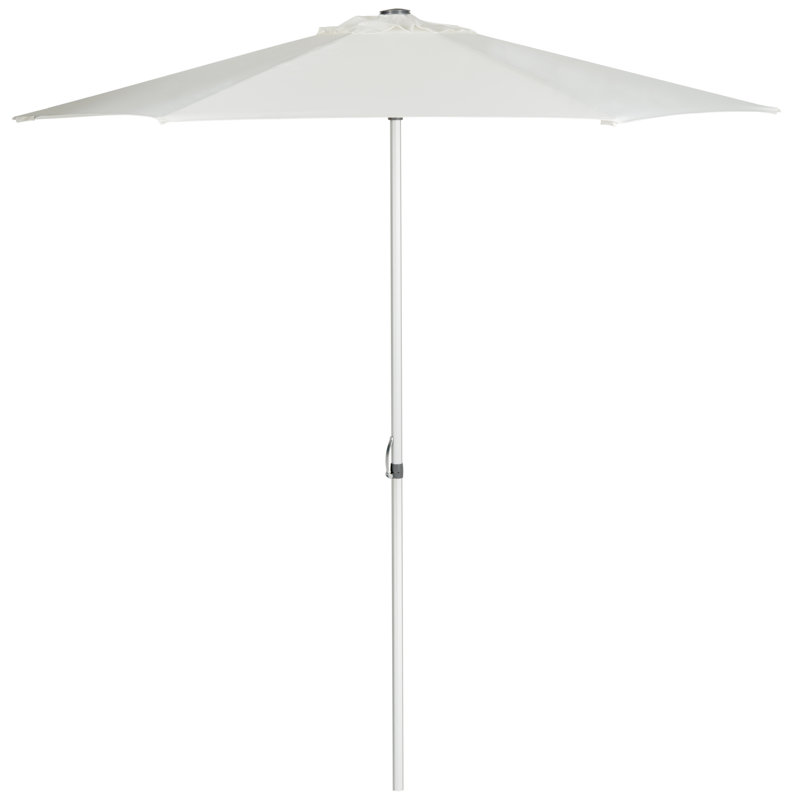 Parasol de marché 9 pi Eberardo, Naturel