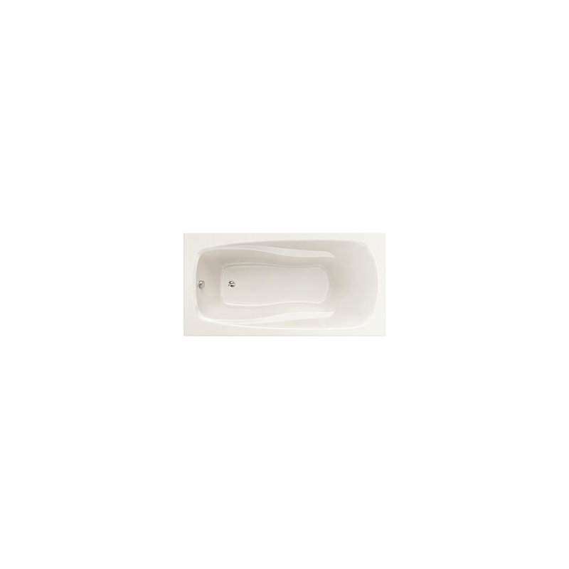 72'' x 42'' Soaking Acrylic Bathtub, White