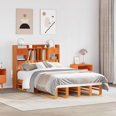 Fotou Solid Wood Bed