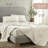 Whisper Organic 100% Organic Cotton Sheets Twin XL Size - Gots Certified Organic Bed Sheets With Deep Pocket & Breathable And Cozy Sateen Weave Gets Softer With Each Wash - Luxury 3 Piece Set (White - Twin XL)-117532781-117278036