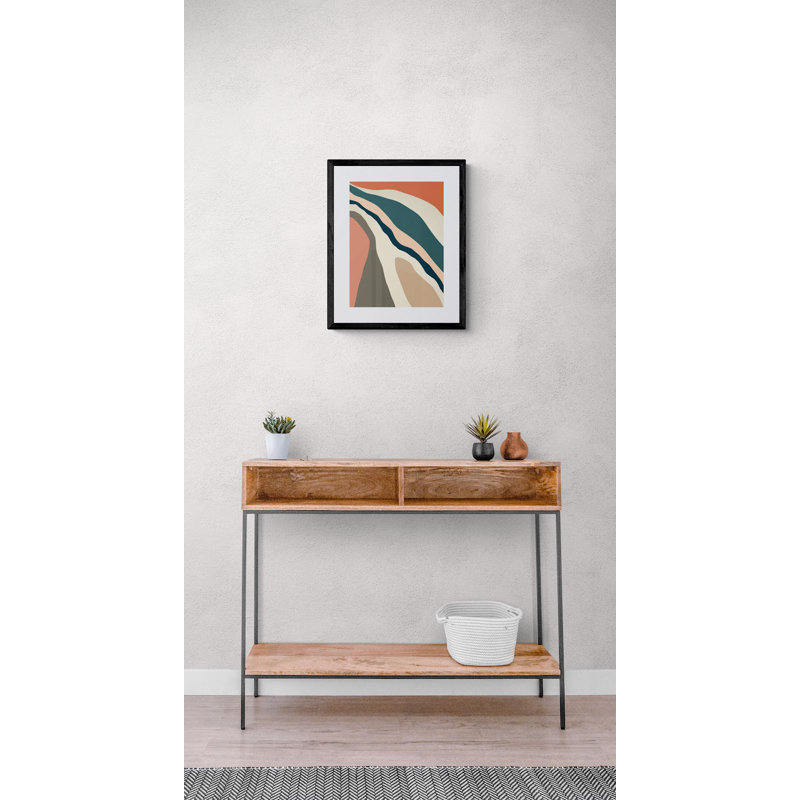 Swell Print by Alicia Bock, Black Framed Paper, 21.2" H x 17.2" W