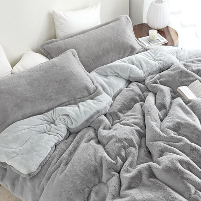 Chunky Bunny Coma Inducer Faux Fur Oversized Comforter Set