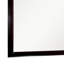 Miroir Bridger en gris, finition noire