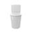 14.37"W CUPC Certified, One Piece Elongated Confort Height Toilet, Super Quite Flushing, Dual Flush, Ceramic, Watersense, Leak Resistant