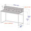 Bureau d'ordinateur 47 "avec huche (sans la chaise)