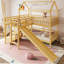 Lit simple superposé avec glissière et escalier de rangement Natural House-126016926-126016925