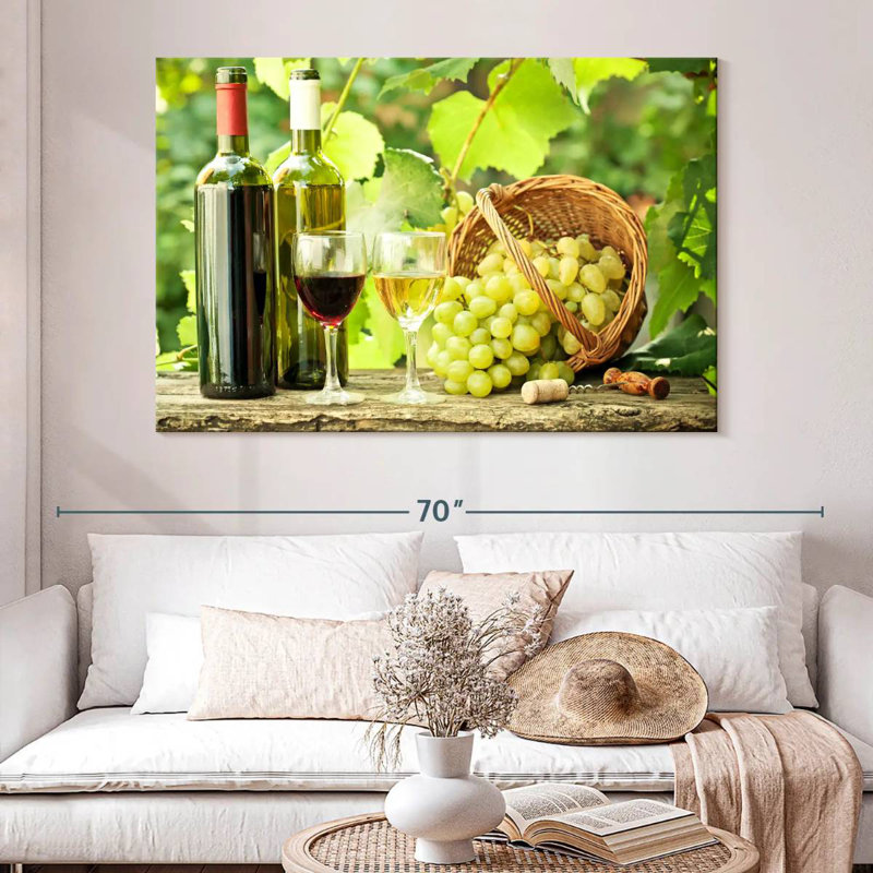 Yarlin Wine From The Vineyard, 34" H x 51" W