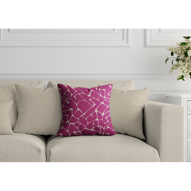Housse de coussin d'extérieur Huxley, L 19 po x H 19 po, Magenta