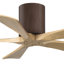 60" Irene 5-Blade Hugger Ceiling Fan with Wall Remote-1087667332-1087667353-1087667384