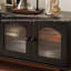 Meuble télé moderne avec rangement pour porte en verre-174342954-174342953