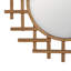 Solid Wood Round Mirror