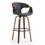 Pompano Swivel Upholstered Counter Stool