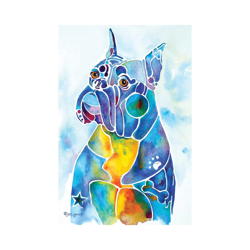 Boxer Dog Breed by Jo Lynch - Wrapped Canvas Gallery-Wrapped Canvas Giclée