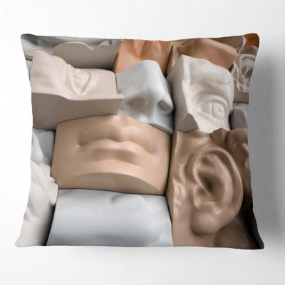 Abstract Mannequin Blocks - Abstract Printed Pillow