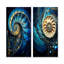 Nautilus saphir coquillages - ensemble de 2 décorations murales Nautilus-916674138-916674143
