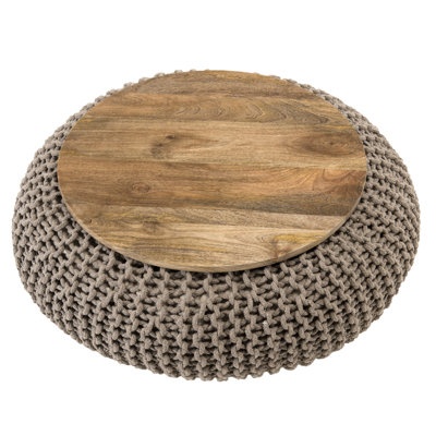 Ilfracombe Solid Wood Block Coffee Table