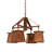 Rustic Lodge 4 - Light Square / Rectangle Chandelier