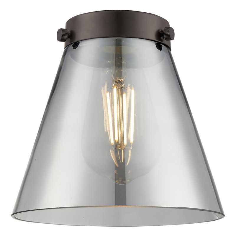 Mini-luminaire suspendu à 2 lumières en forme de cône 1 lumière Nouveau - ampoule non incluse, Cuivre antique