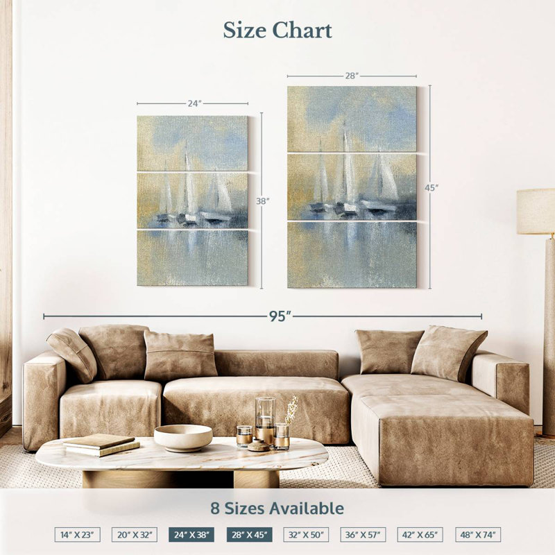 Mehar Morning Sail I, H 38 po x l 24 po