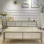Eco-painted round edge solid wood coffee table