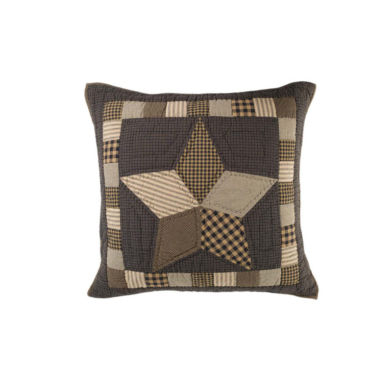 Farmhouse Star Euro Sham Quilted
