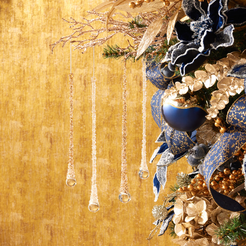 Glitter Drop Ornaments