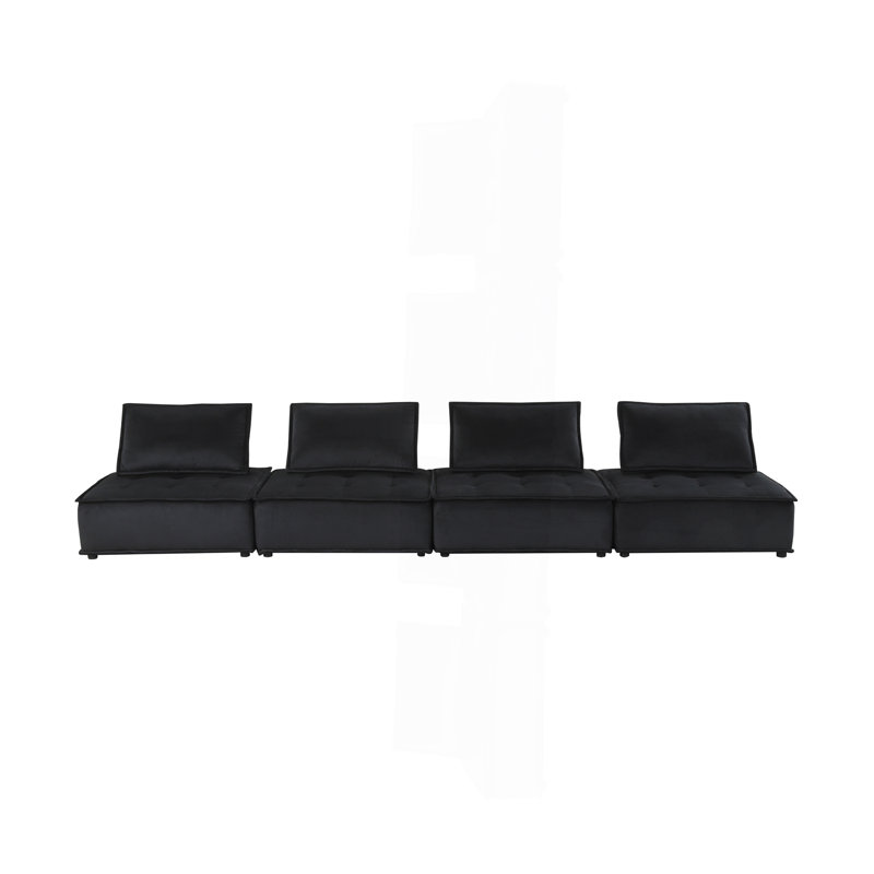 Canapé modulaire 120 po 4 pièces