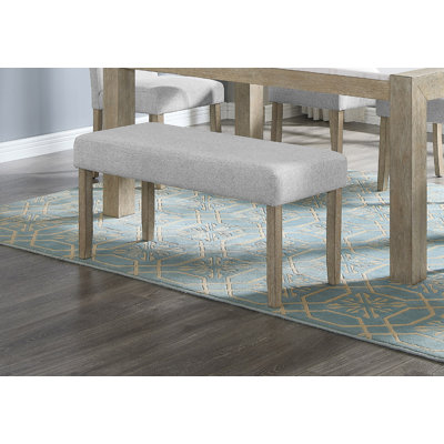 Contemporary Upholstered Dining Bench