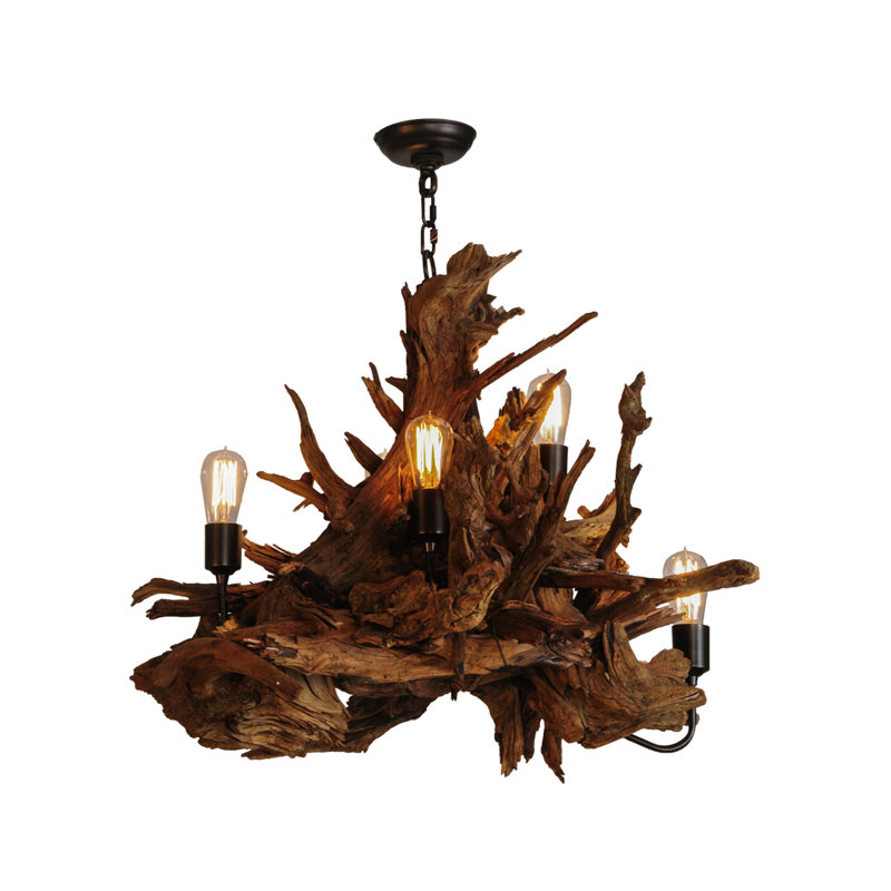 Lustre géométrique unique à 5 lumières Eriane