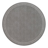 Pearls Vinyl Round Placemats