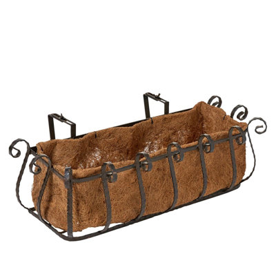 Jardinière en fer forgé