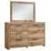 Commode double 6 tiroirs avec miroir Homeira