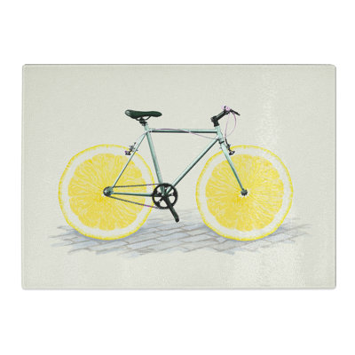 Lemon Bicycle Chopping Board