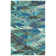 Tapis bleu Albro Southwestern