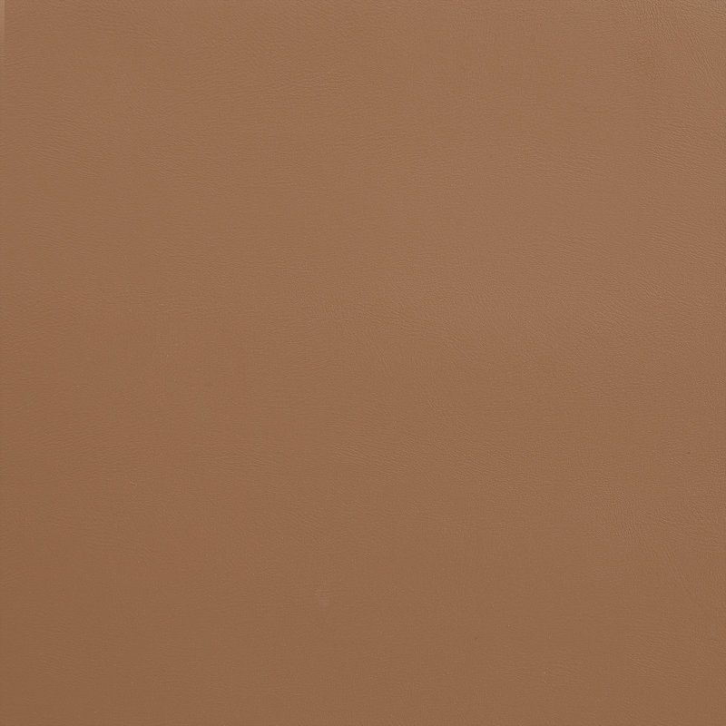 Hirrah 40" Wide Vegan Leather Rectangle Standard Ottoman, Cognac Vegan Leather