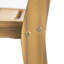 Ensemble repas d'extérieur 3 pièces en bois d'acacia