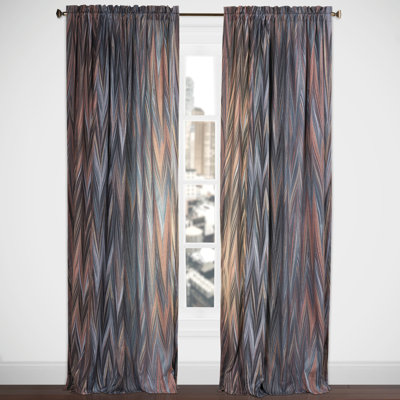 Semi Sheer Curtain Single Panel