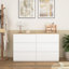 Commodes décoratives avec 6 tiroirs profonds-207070906
