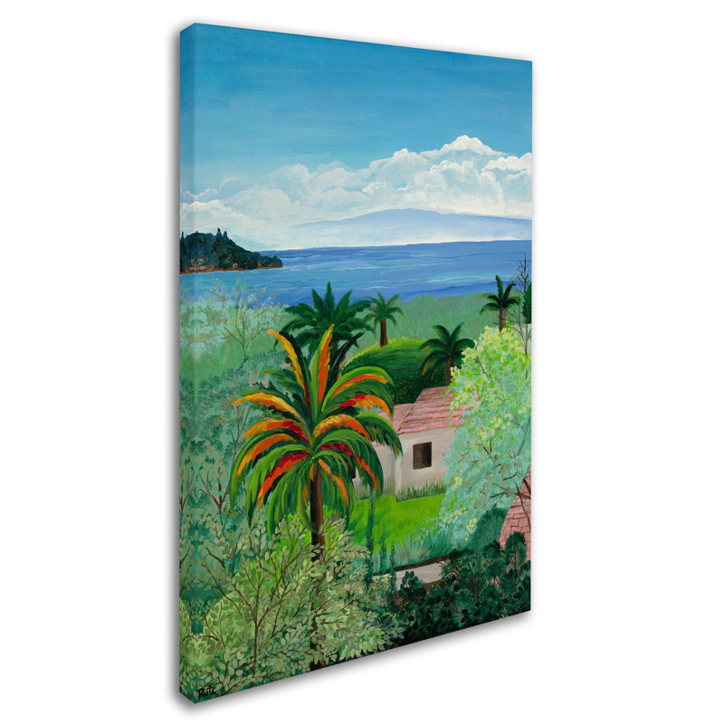 Costa Rica Beach-impression sur toile, H 32 po x l 22 po x P 2 po