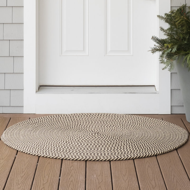 Schwanda Woven Chevron Rugs, Rond 10 pi